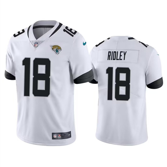 Personalized Men’s Jacksonville Jaguars #18 Calvin Ridley White Untouchable Limited Stitched Jersey