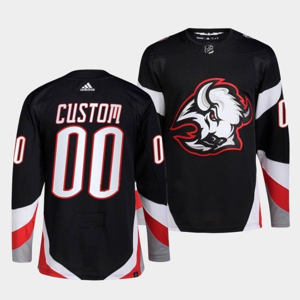 Personalized Men’s Buffalo Sabres 2022-23 Black Stitched Jersey