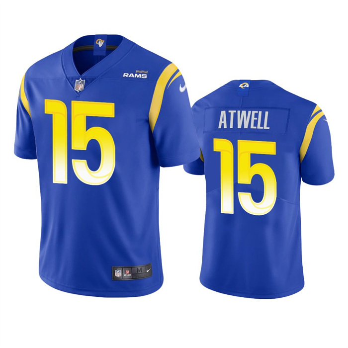 Personalized Men’s Los Angeles Rams #15 Tutu Atwell Royal Untouchable Limited Stitched Football Jersey