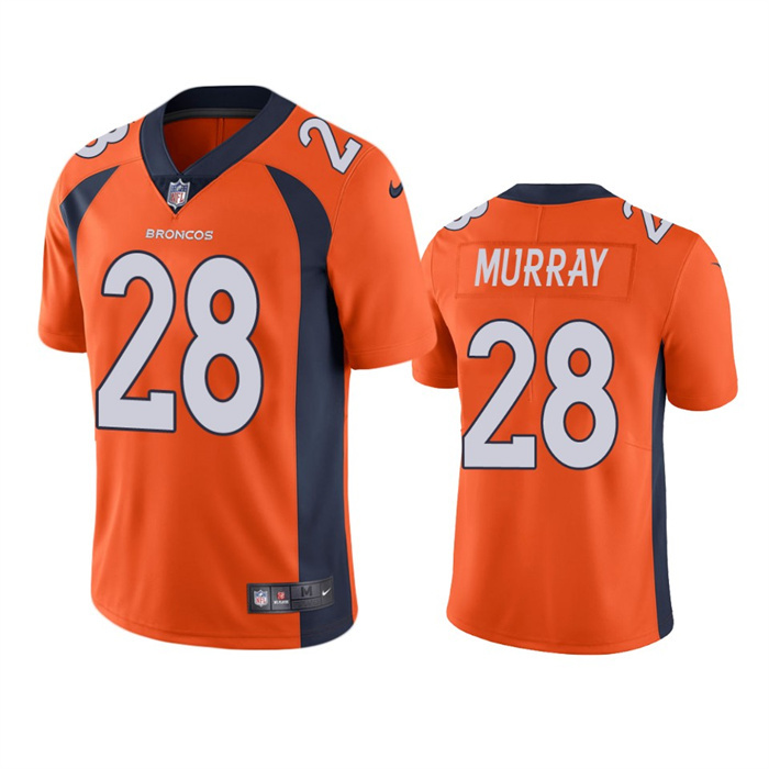 Personalized Men’s Denver Broncos #28 Latavius Murray Orange Untouchable Stitched Jersey
