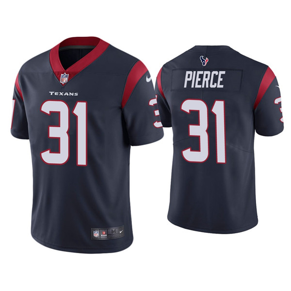 Personalized Men’s Houston Texans #31 Dameon Pierce Navy Untouchable Limited Stitched Jersey