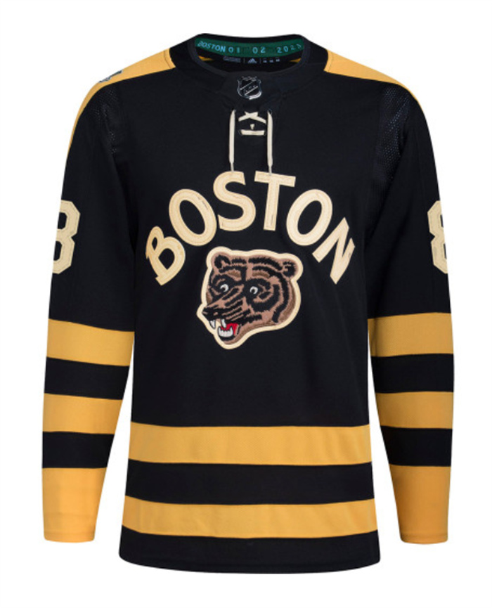 Personalized Men’s Boston Bruins Black Winter Classic Primegreen Stitched Jersey