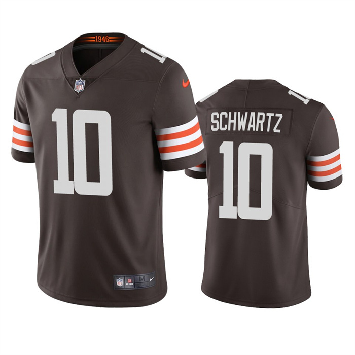 Personalized Men’s Cleveland Browns #10 Anthony Schwartz Tan Brown Untouchable Limited Stitched Jersey