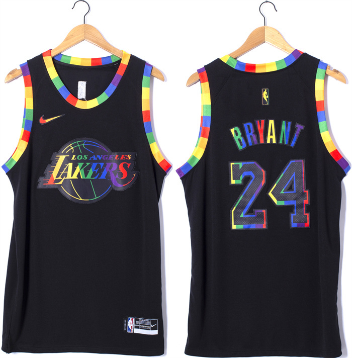 Personalized Men’s Los Angeles Lakers #24 Kobe Bryant Black Stitched Basketball Jersey