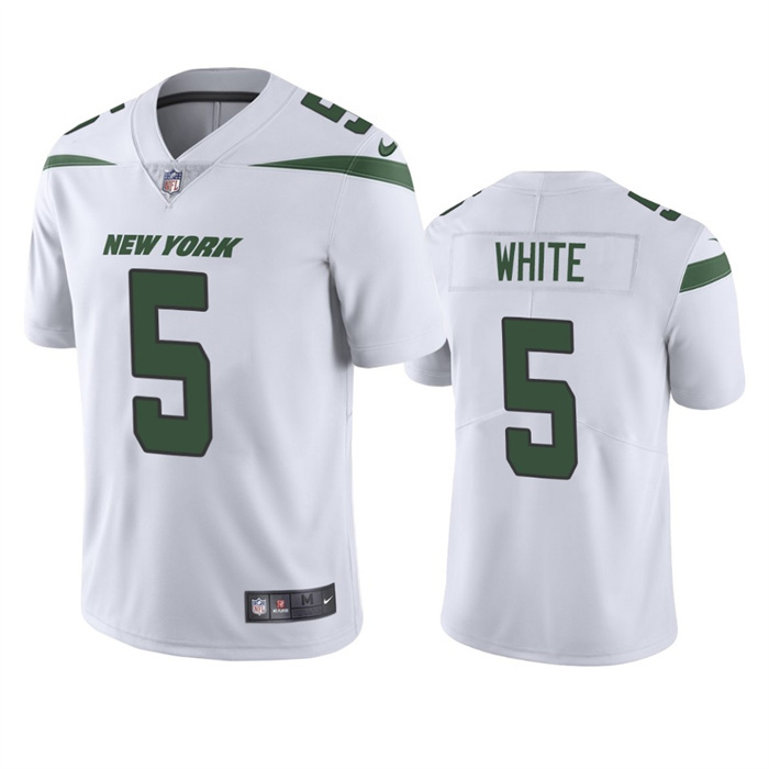 Personalized Men’s New York Jets #5 Mike White White Untouchable Limited Stitched Jersey