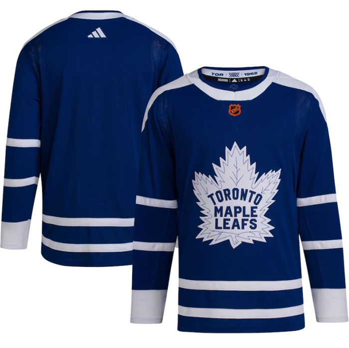 Personalized Men’s Toronto Maple Leafs Black Blank Blue 2022-23 Reverse Retro Stitched Jersey