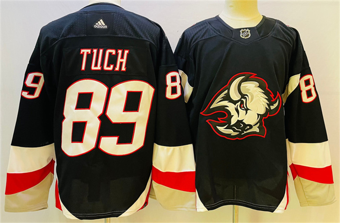 Personalized Men’s Buffalo Sabres #89 Alex Tuch 2022-23 Black Stitched Jersey