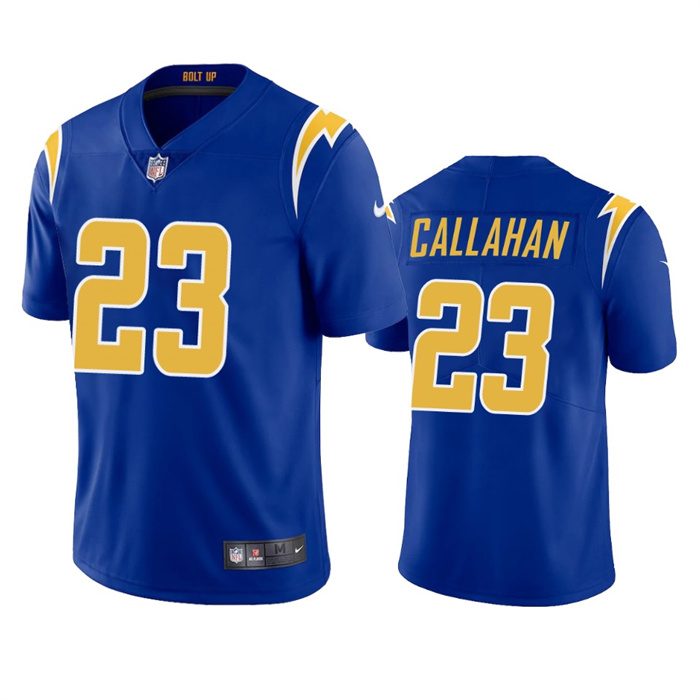 Personalized Men’s Los Angeles Chargers #23 Bryce Callahan Royal Untouchable Limited Stitched Jersey