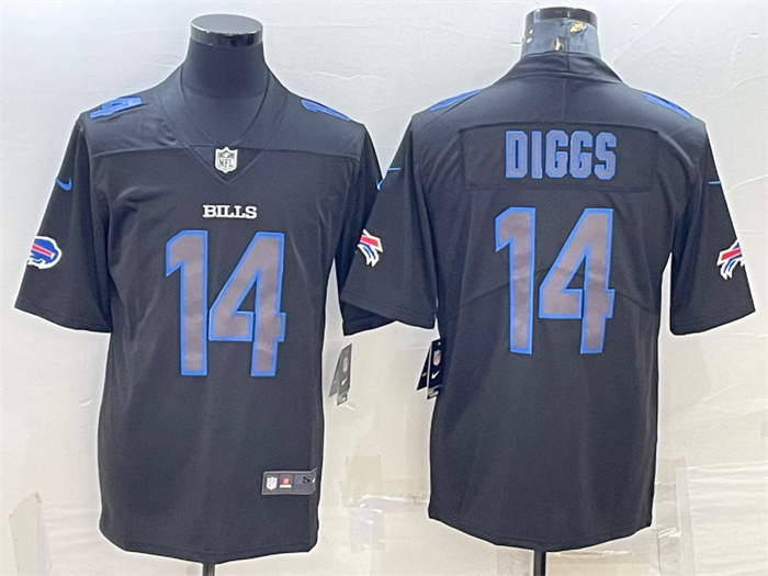 Personalized Men’s Buffalo Bills #14 Stefon Diggs Black 2018 Impact Limited Stitched Jersey