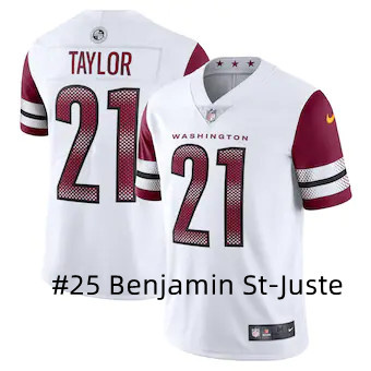 Personalized Men’s Washington Commanders #25 Benjamin St-Juste White Untouchable Limited Jersey