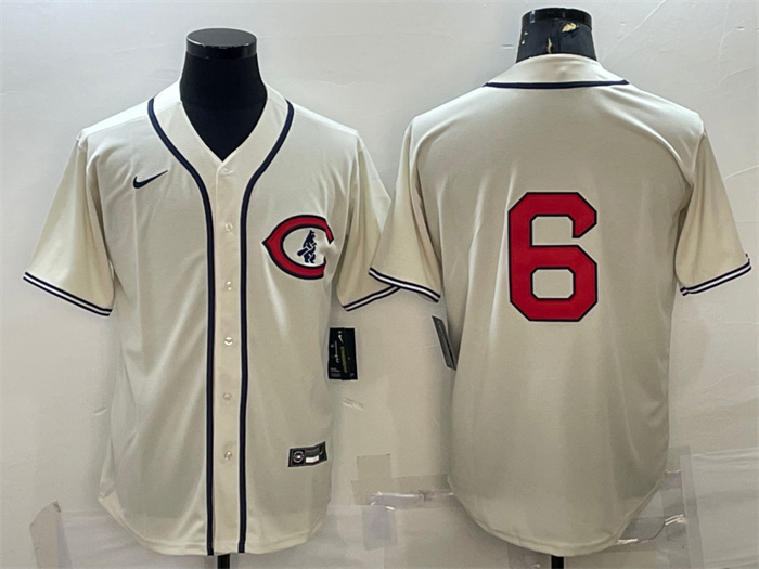 Personalized Men’s Chicago Cubs #6 Zach McKinstry 2022 Cream Field Of Dreams Cool Base Stitched Baseball Jersey