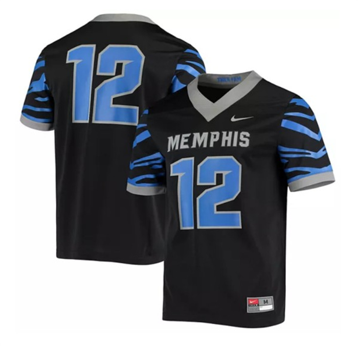 Personalized Men’s Montana Grizzlies #12 Black Stitched Football Jersey