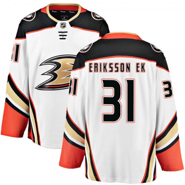 Personalized Men’s Olle Eriksson Ek #31 Anaheim Ducks Jersey White