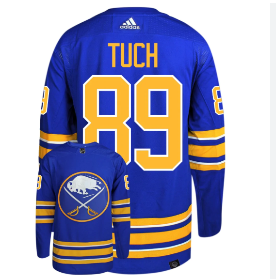 Personalized Men’s Buffalo Sabres #89 Alex Tuch Blue Stitched Jersey