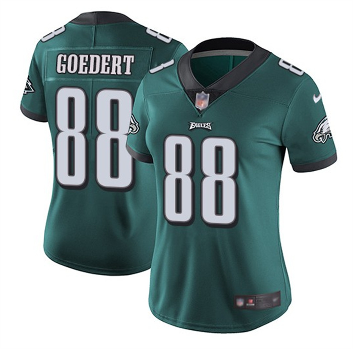 Personalized Women’s Philadelphia Eagles #88 Dallas Goedert Green Untouchable Limited Stitched Football Jersey(Run Small)