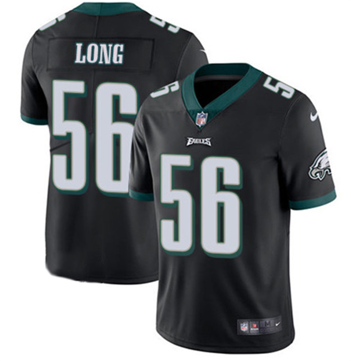 Personalized Youth Philadelphia Eagles #56 Chris Long Black Untouchable Limited Stitched Football Jersey