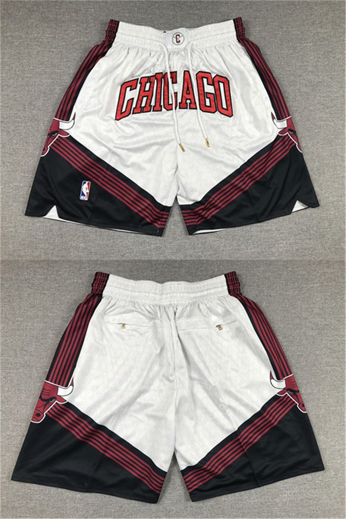 Personalized Men’s Chicago Bulls 2022 23 City Edition White Shorts (Run Small)