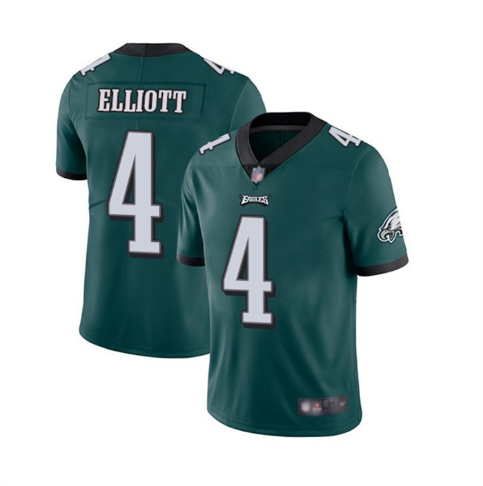 Personalized Men’s Philadelphia Eagles #4 Jake Elliott Green Untouchable Limited Stitched
