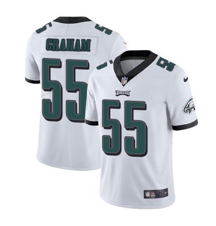 Personalized Men’s Philadelphia Eagles #55 Brandon Graham White Untouchable Limited Stitched
