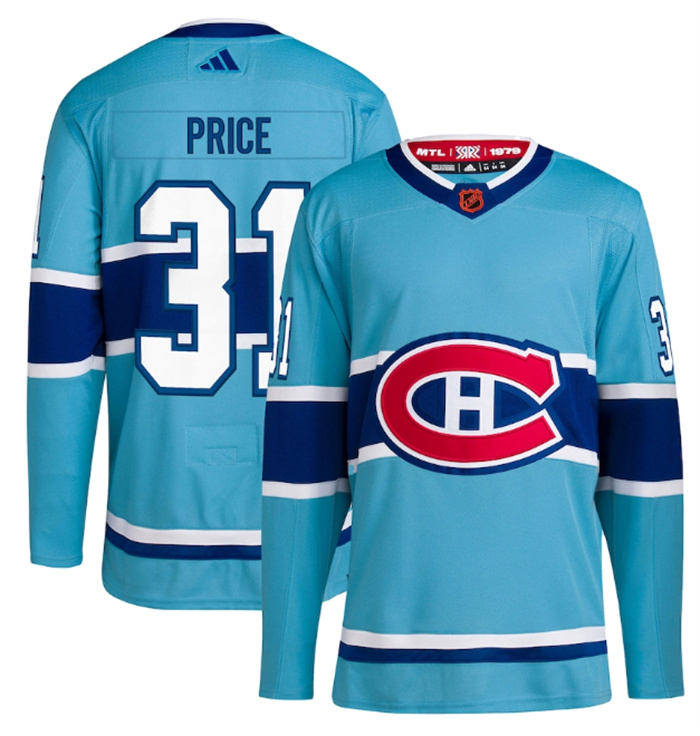 Personalized Men’s Montreal Canadiens #31 Carey Price 2022-23 Reverse Retro Stitched Jersey