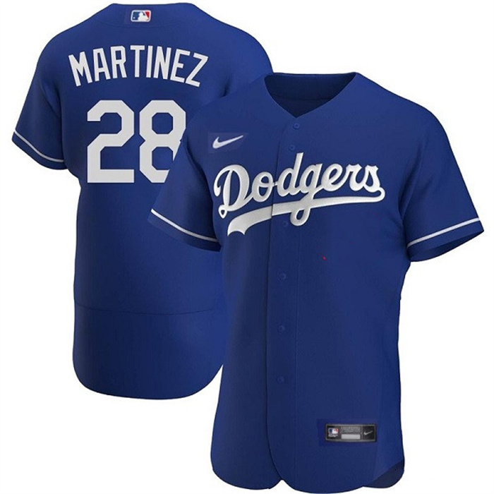 Personalized Men’s Los Angeles Dodgers #28 J.D. Martinez Blue Flex Base Stitched Baseball JerseyS