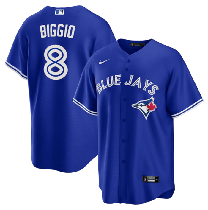 Personalized Men’s Toronto Blue Jays #8 Cavan Biggio Royal Cool Base Stitched Jersey