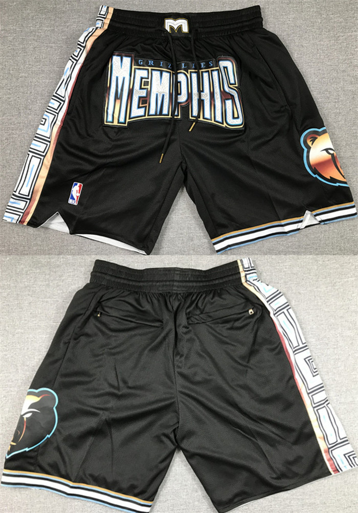 Personalized Men’s Memphis Grizzlies City Edition Black Shorts (Run Small)