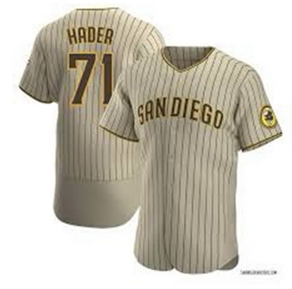 Personalized Men’s San Diego Padres #71 HADER Flex Base Stitched Baseball Jersey