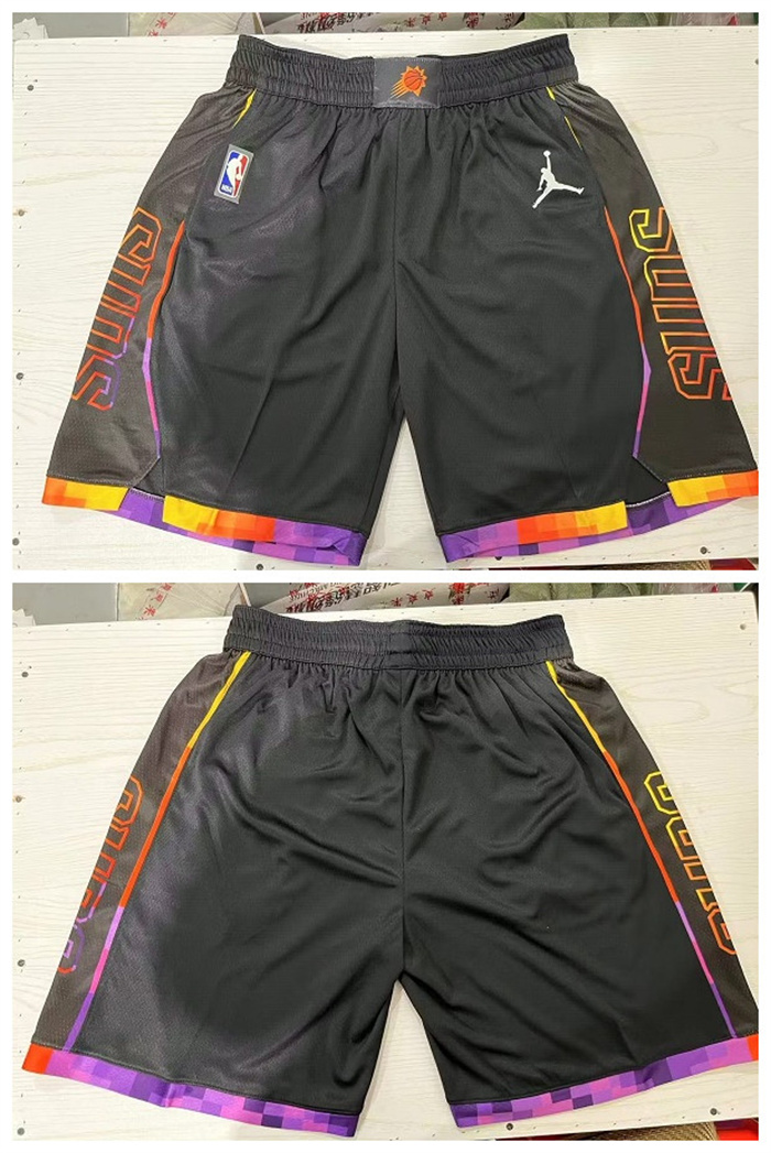 Personalized Men’s Phoenix Suns Black Shorts (Run Small)