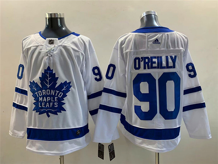 Personalized Men’s Toronto Maple Leafs #90 Ryan O’Reilly White Stitched Jersey