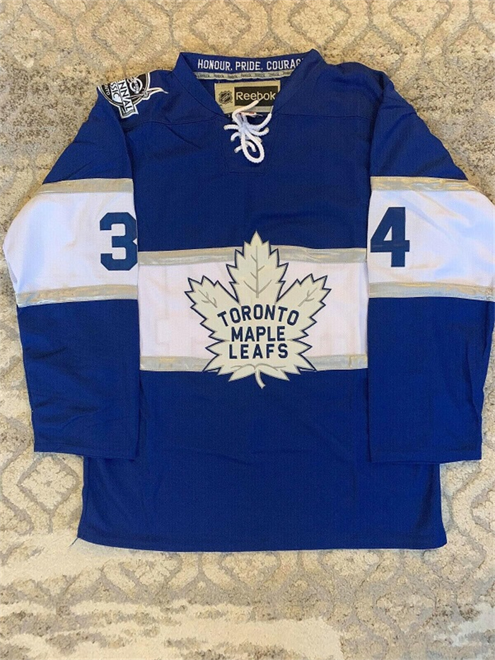 Personalized Men’s Toronto Maple Leafs #34 Auston Matthews Blue Stitched Jersey