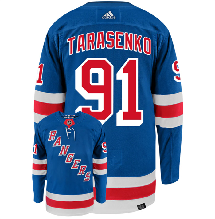 Personalized Men’s New York Rangers #91 Vladimir Tarasenko Royal Stitched Jersey