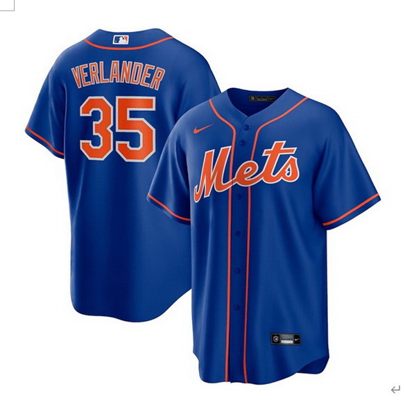 Personalized Men’s New York Mets #35 VERLANOER Royal Cool Base Stitched Baseball Jersey