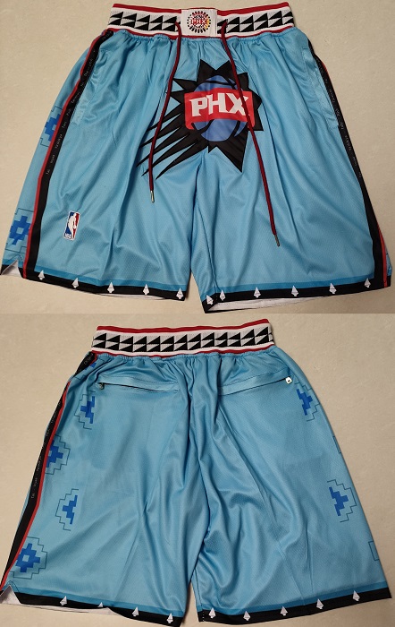Personalized Men’s Phoenix Suns Blue Shorts (Run Small)
