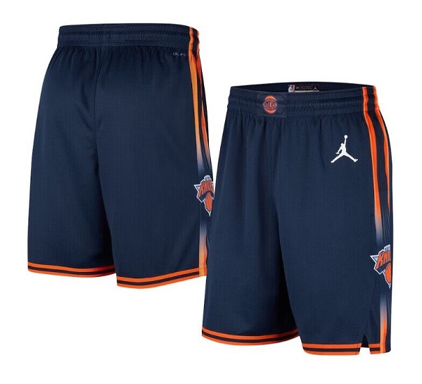 Personalized Men’s New Yok Knicks Navy Shorts (Run Small)
