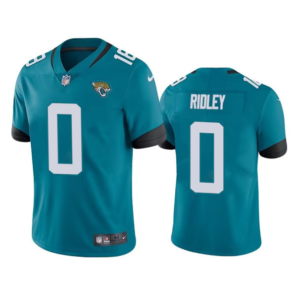 Personalized Men’s Jacksonville Jaguars #0 Calvin Ridley Teal Untouchable Limited Stitched Jersey