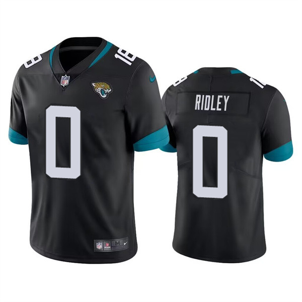 Personalized Men’s Jacksonville Jaguars #0 Calvin Ridley Black Untouchable Limited Stitched Jersey