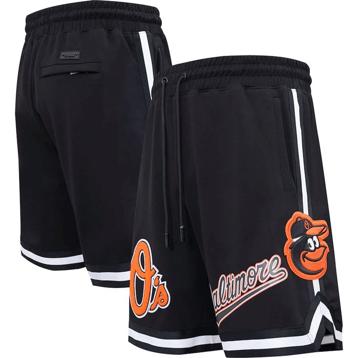 Personalized Men’s Baltimore Orioles Black Shorts