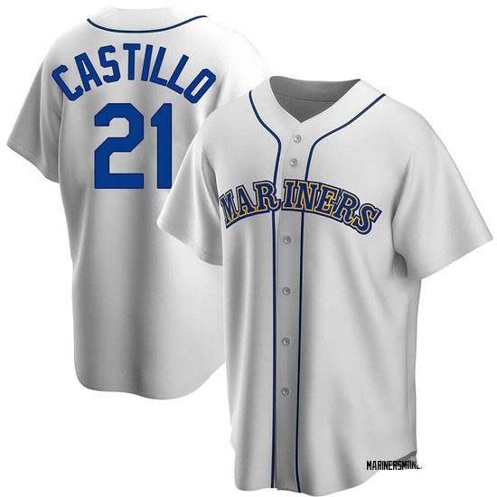 Personalized Men’s Seattle Mariners #21 Luis Castillo Authentic Alternate Jerseys