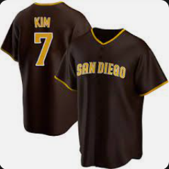 Personalized Men’s San Diego Padres #7 Ha Seong Kim Brown Stitched MLB Cool Base Jersey