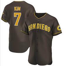 Personalized Men’s San Diego Padres #7 Ha Seong Kim Brown Stitched MLB Flexbase Base Jersey