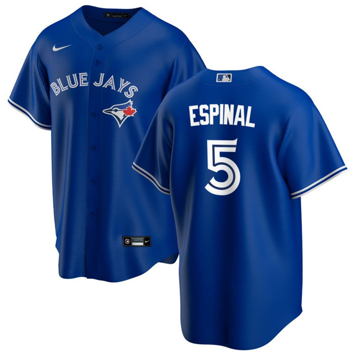 Personalized Men’s Toronto Blue Jays #5 Santiago Espinal Royal Cool Base Stitched Jersey