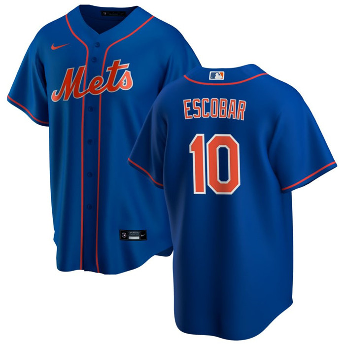 Personalized Men’s New York Mets #10 Eduardo Escobar Royal Cool Base Stitched Jersey