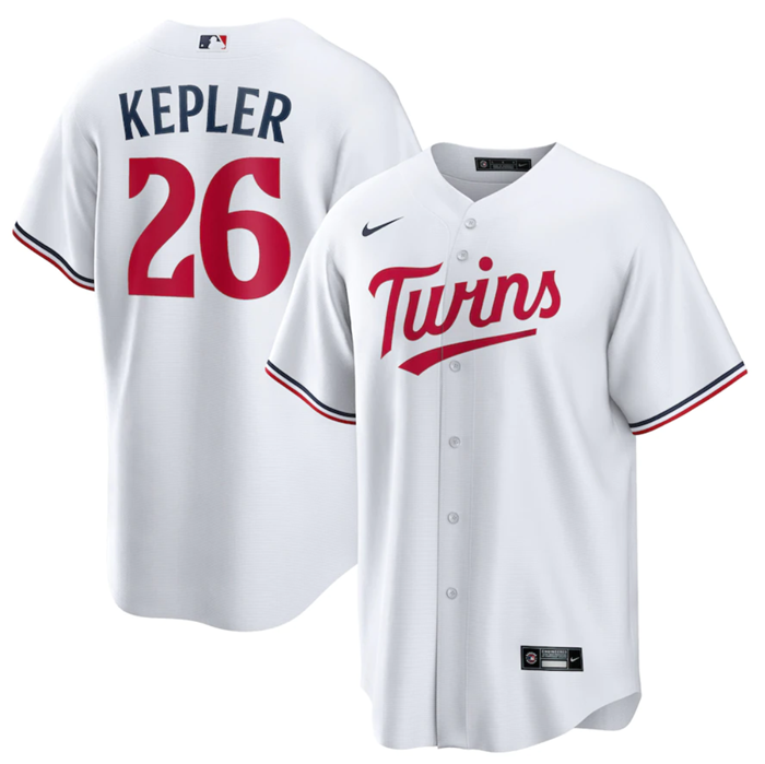 Personalized Men’s Minnesota Twins #26 Max Kepler White Cool Base Stitched Baseball Jersey