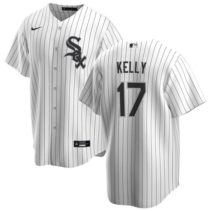 Personalized Men’s Chicago White Sox #17 Joe Kelly White Cool Base Stitched Jersey