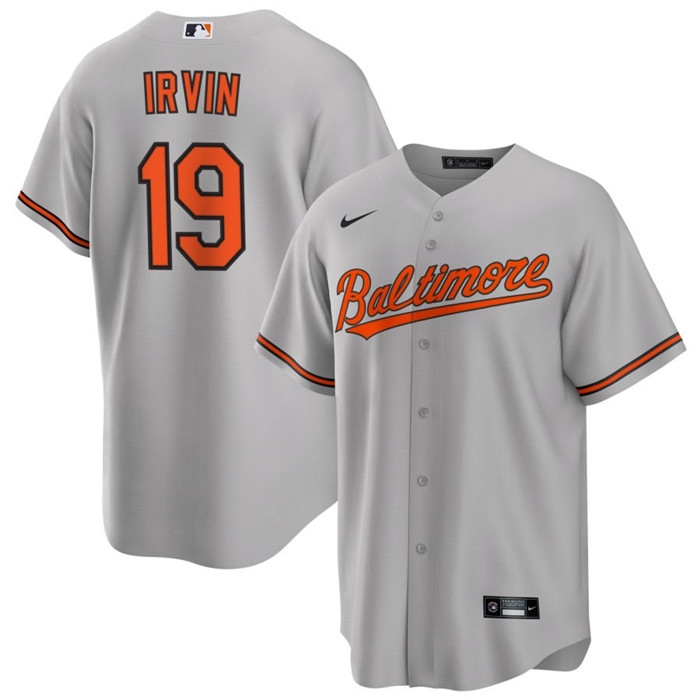 Personalized Men’s Baltimore Orioles #19 Cole Irvin Grey Cool Base Stitched Jersey