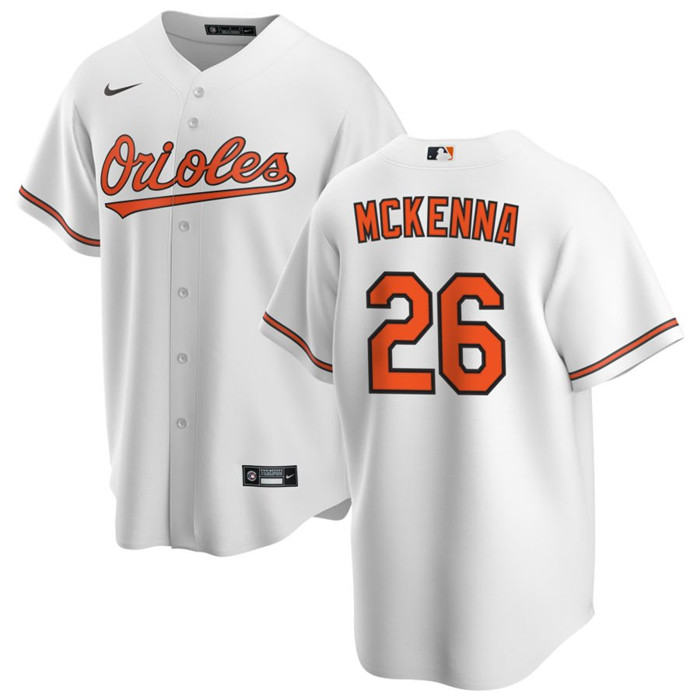 Personalized Men’s Baltimore Orioles #26 Ryan McKenna White Cool Base Stitched Jersey