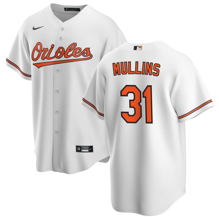 Personalized Men’s Baltimore Orioles #31 Cedric Mullins White Cool Base Stitched Jersey