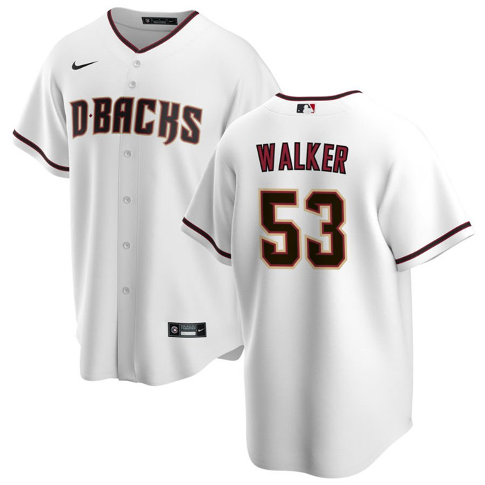 Personalized Men’s Arizona Diamondbacks #53 Christian Walker White Cool Base Stitched Baseball Jersey