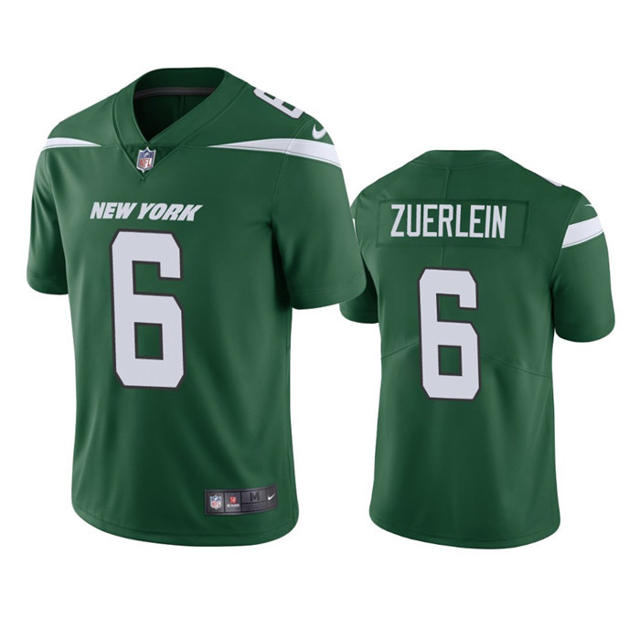 Personalized Men’s New York Jets #6 Greg Zuerlein Green Untouchable Limited Stitched Jersey